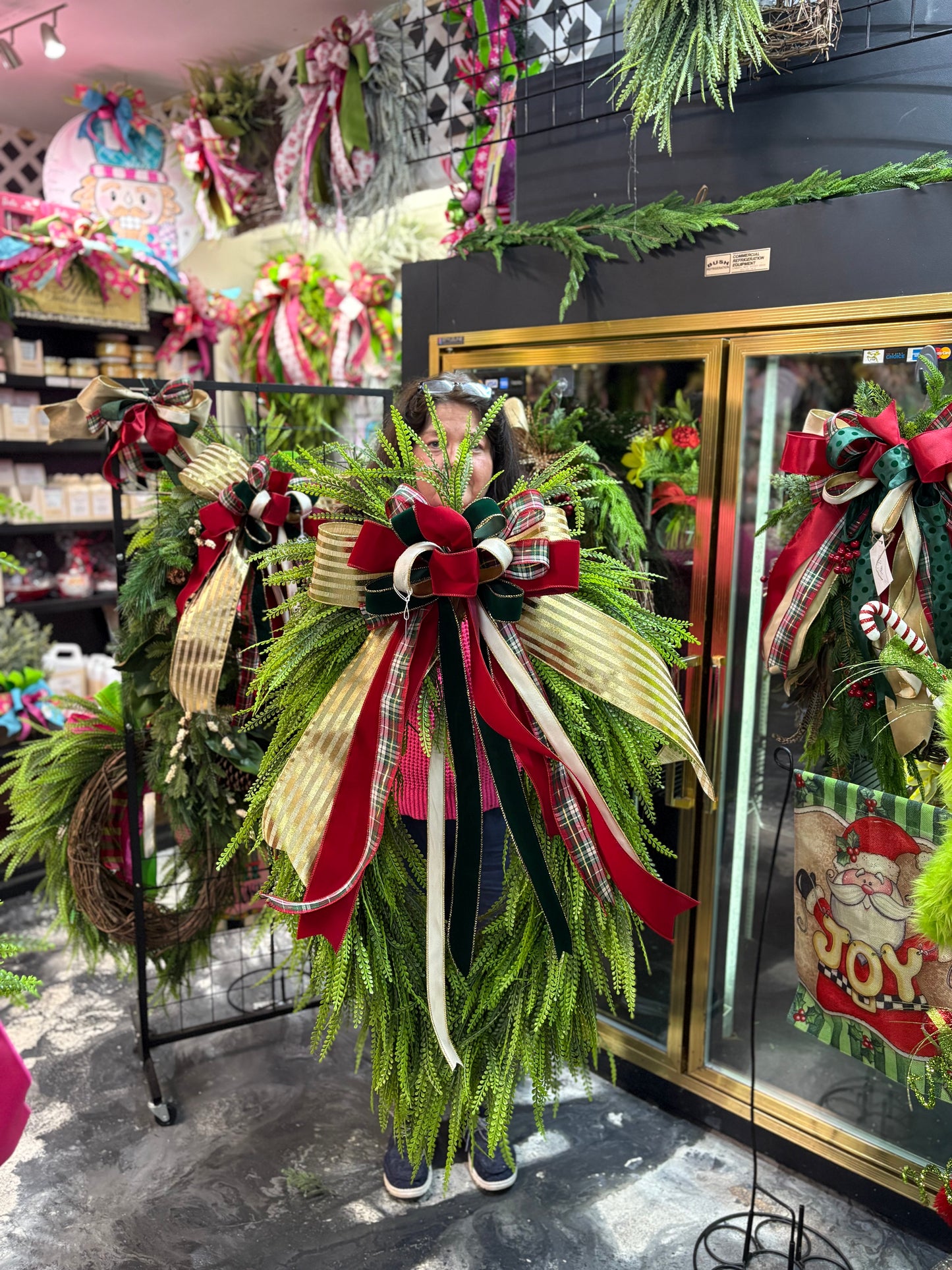 Large R.L inspired Beadgrass wreaths