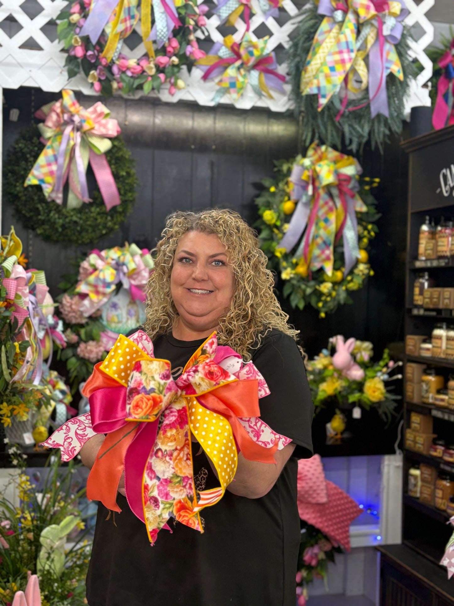 Topiary Floral Blossom Bows