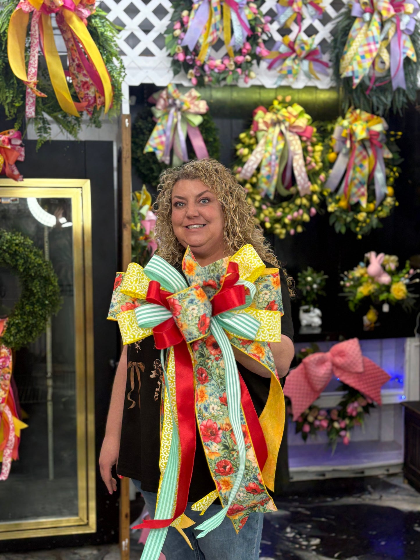 Large Spring Blooms Bows