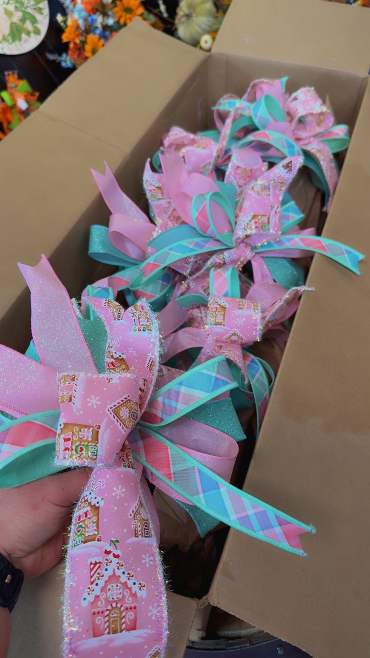 Sweet Shop Christmas Tree Bow Box