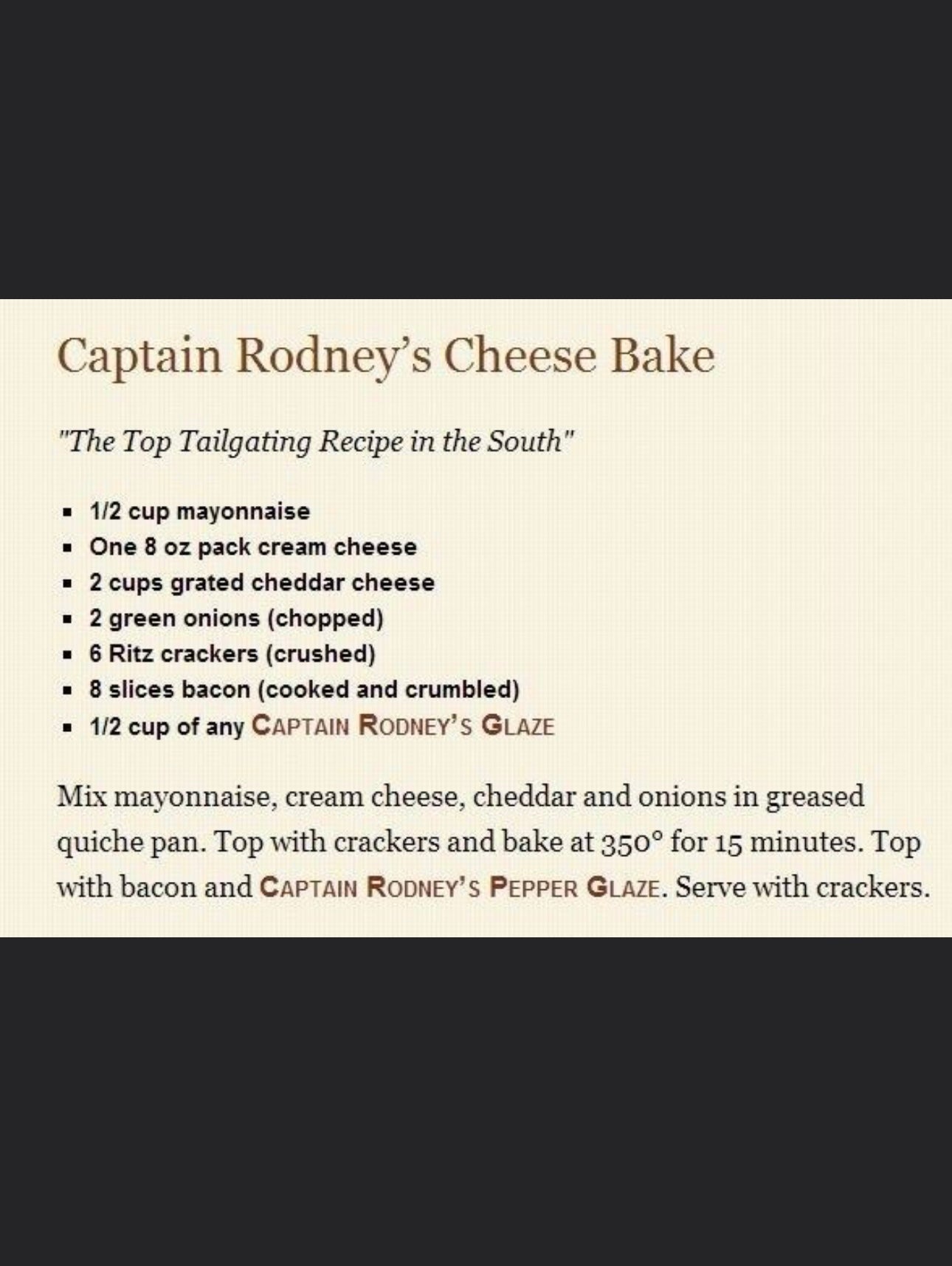 Captain Rodney’s Original