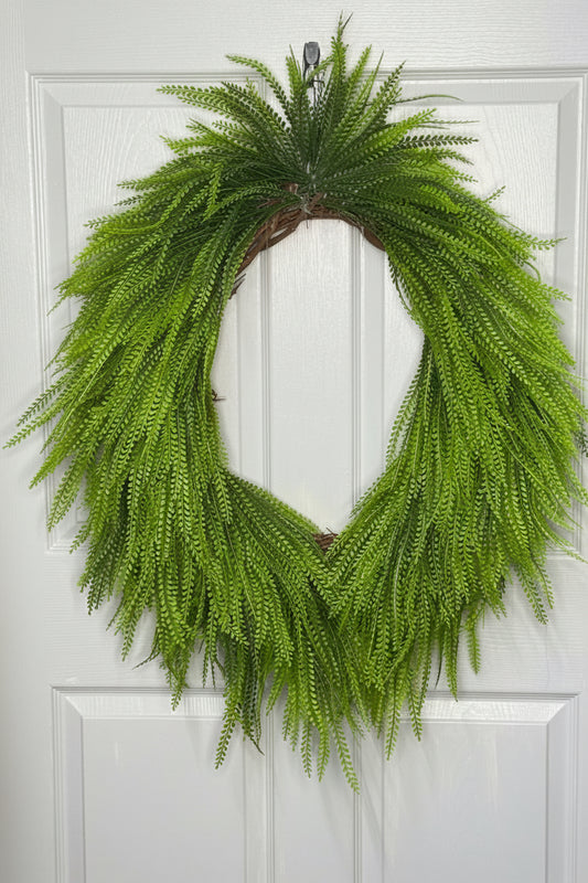 Small Green Beadgrass Wreath