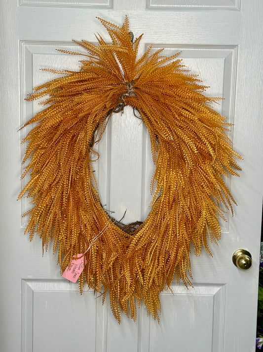 Medium Kettle Corn Beadgrass Wreath