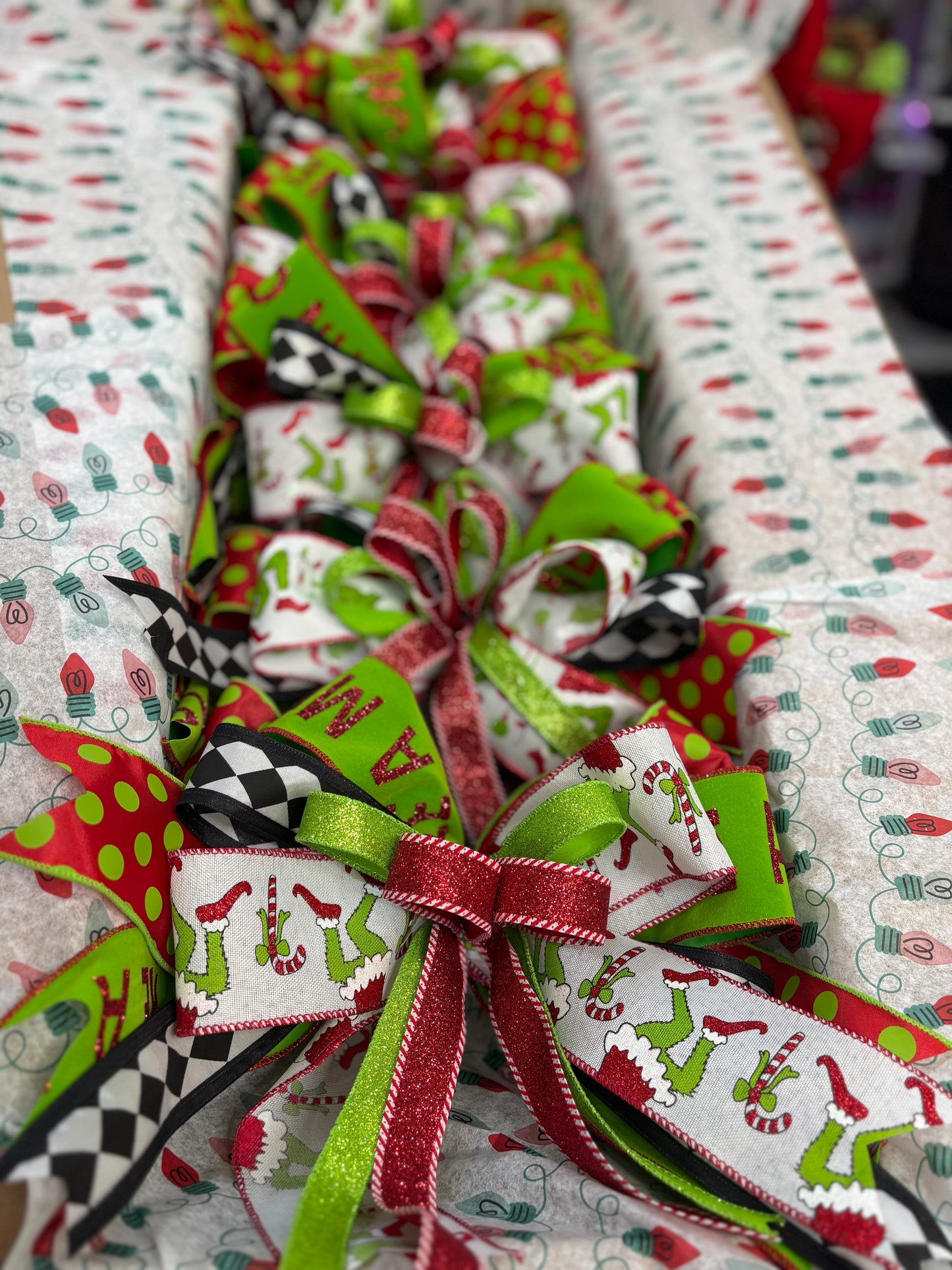 The Mean One Christmas Tree Bow Box