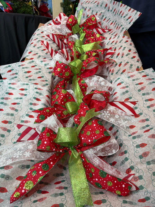 Timeless Classic Christmas Tree Bow Boxes