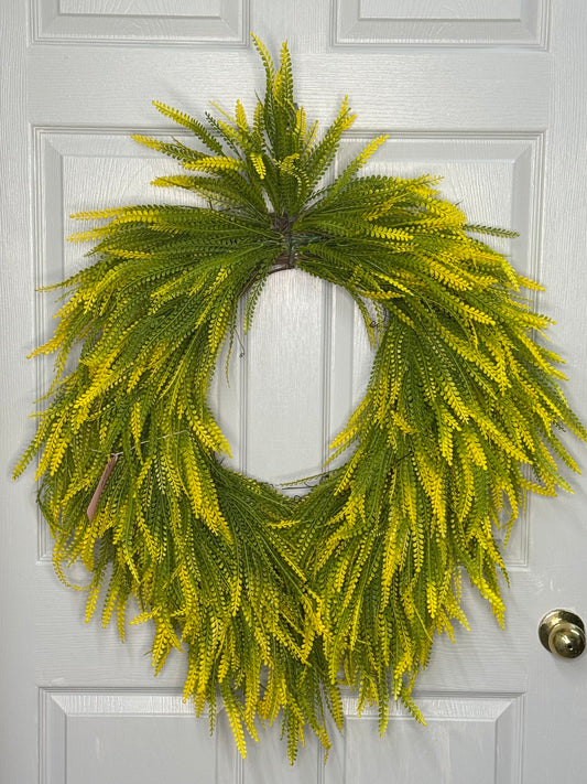 Small Yellow Beadgrass Wreath