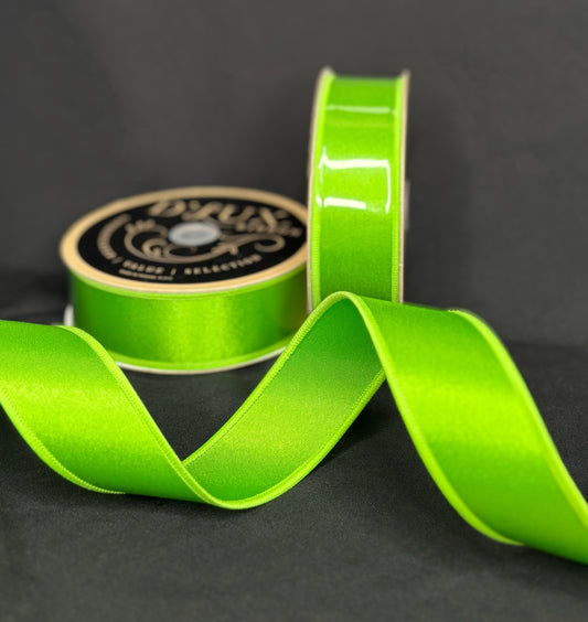 1.5” Elf Green Satin Ribbon