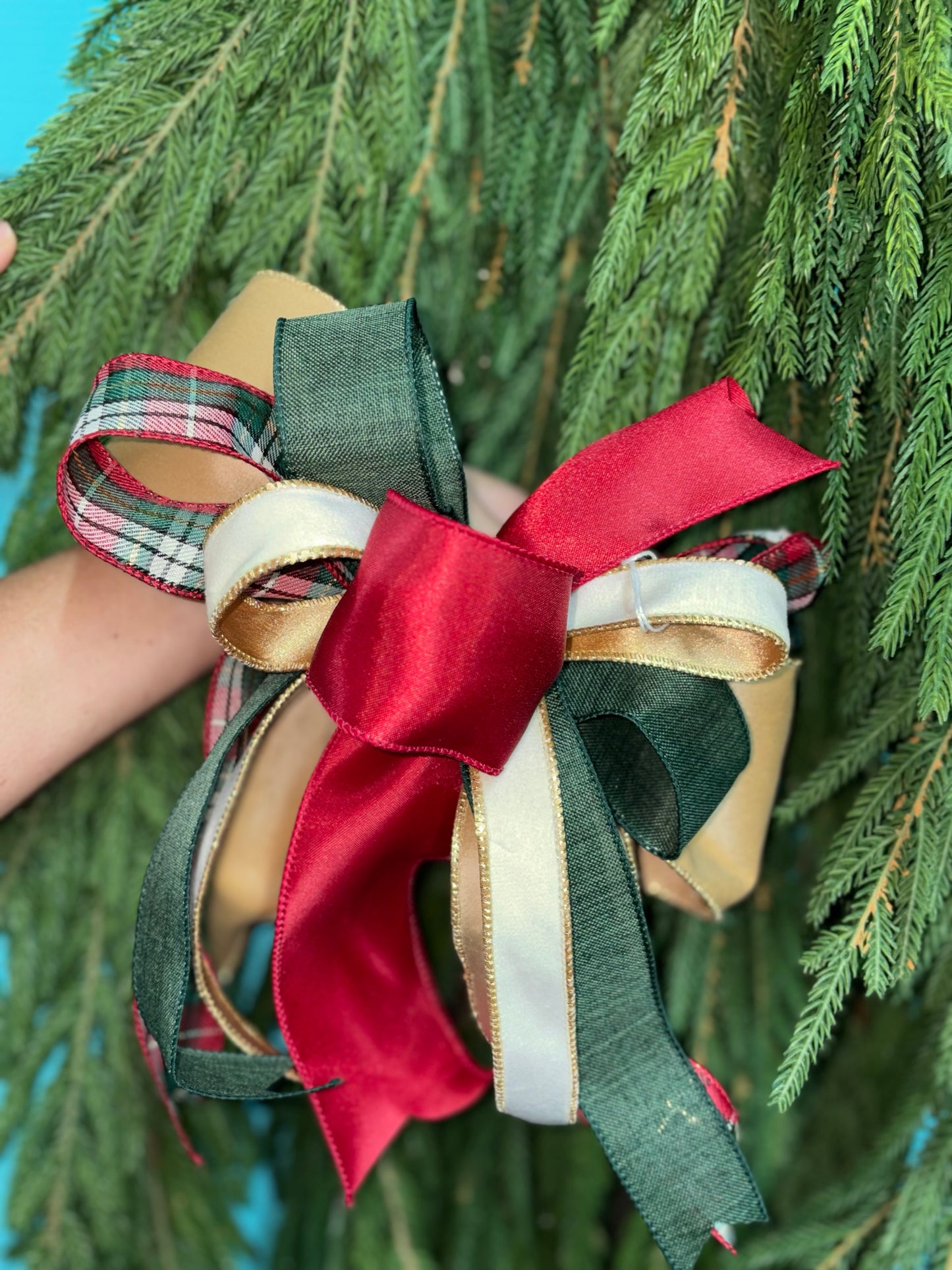 R.L Inspired Christmas Tree Bow box