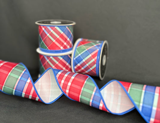 2.5” Merry & Bright Plaid Ribbon